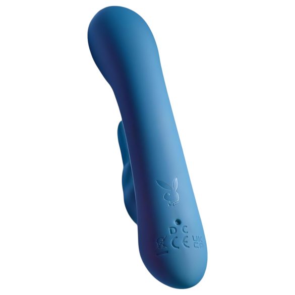 Playboy Rabbit - oppladbar klitorisvibrator, vanntett (turkis)