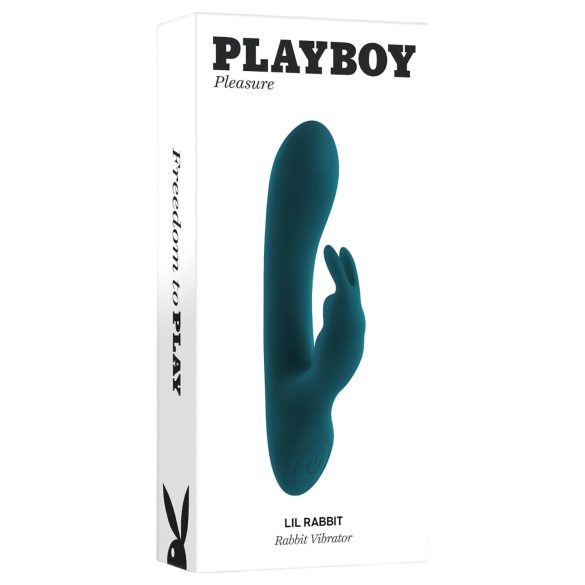 Playboy Rabbit - oppladbar klitorisvibrator, vanntett (turkis)