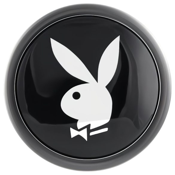 Playboy Tux - liten analplugg (sølv)
