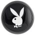Playboy Tux - liten analplugg (sølv)