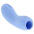 Evolved - teksturert finger-vibrator (blå)