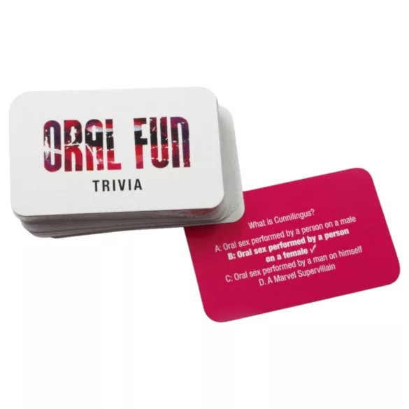 Oral Fun - erotisk brettspill for par (på engelsk)