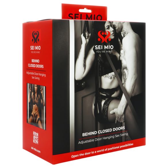 Sei Mio - Dørmontert Sexhuske (Svart)