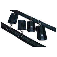 Sei Mio - håndledd-, ankel- og håndjern (svart)