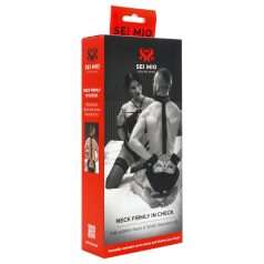 Sei Mio - håndjern og krage (svart) Sei Mio - håndjern og krage (svart)