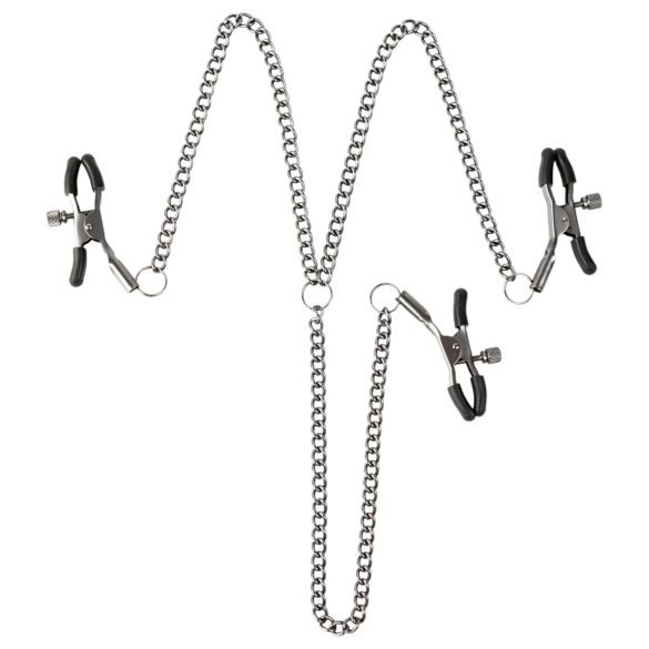 Sei Mio - knipset for brystvorter og intime områder (svart)