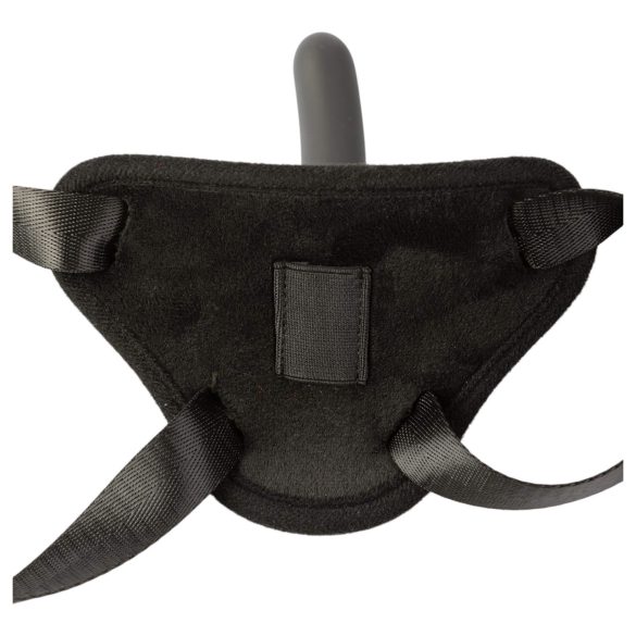 Sei Mio - justerbar strap-on dildo med sele - 12,5 cm (svart)