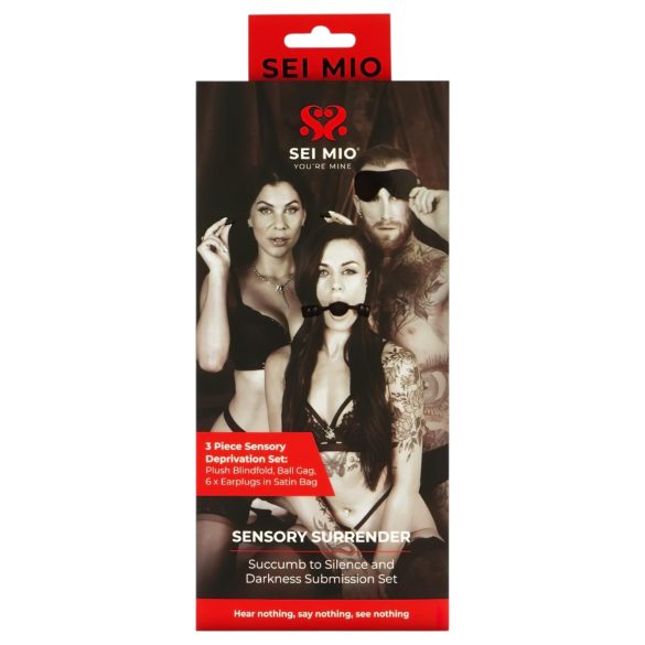 Sei Mio - BDSM avansert sett (svart)
