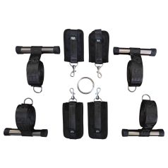 Sei Mio - dørmontert bondagekryss (svart)