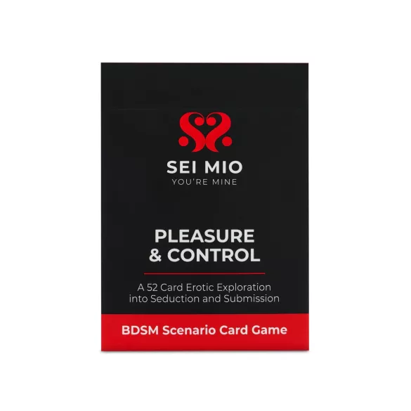 Sei Mio Pleasure & Control - BDSM kortspill (52 kort)