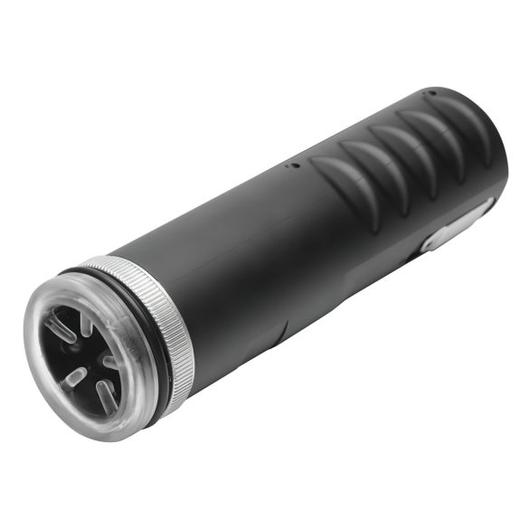 Master-Bot - Opp-og-ned bevegelig, myk piggete munn masturbator (svart)