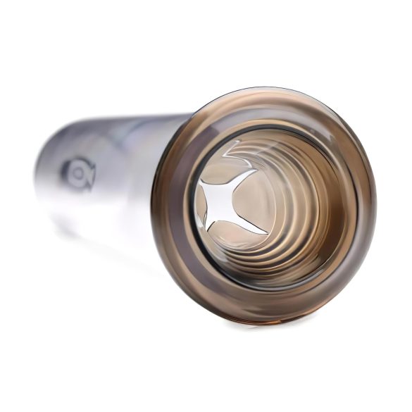 Tom Heavy Duty - penis pumpe med metallpumpearm (gjennomsiktig)