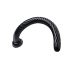 Hosed Spiral Analslange 19 - sugekopps dildo (svart)
