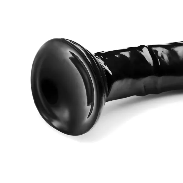 "Slangekrøll 19 - sugekopp analdildo (svart)"