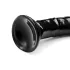 "Slangekrøll 19 - sugekopp analdildo (svart)"