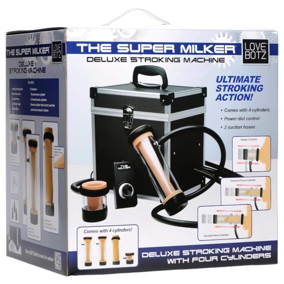 Super Milker - Automatisk deluxe masturbator (svart)