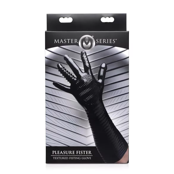 XR Brands - Pleasure Fister - teksturert fistehanske (svart)