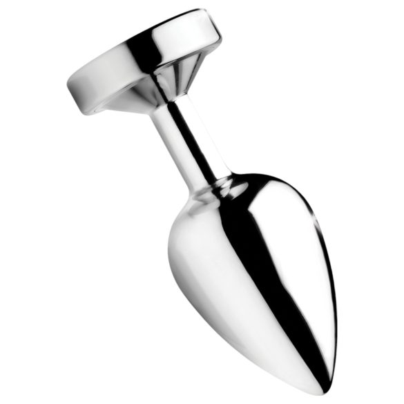 Booty Sparks - lyspyntet analplugg - stor (sølv)