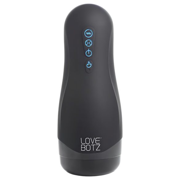 Lovebotz Auto Milker - vanntett suge-vibrerende masturbator (svart)