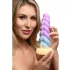 Mystiske Dyriska - enhjørningdildo - 21cm (lilla-gul)