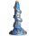 Creature Cocks Kraken - spiralformet blekksprutdildo - 21cm (gull-blå)