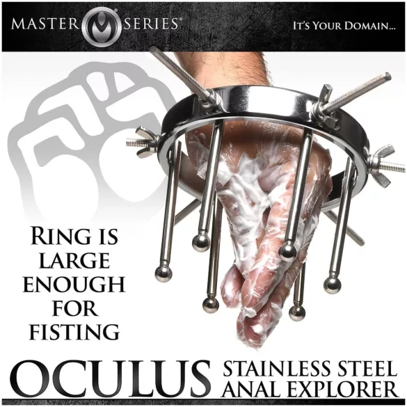 XR Brands Oculus - rustfritt stål utvider (sølv)