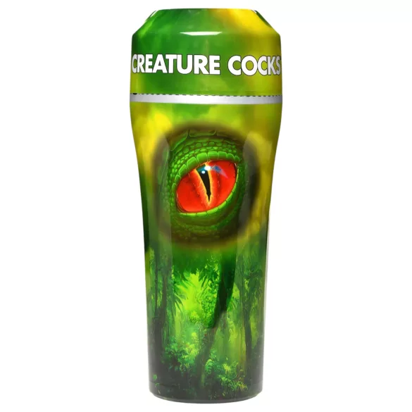 Creature Cocks Raptor - reptilkunstvagina i hylster (svart-grønn)