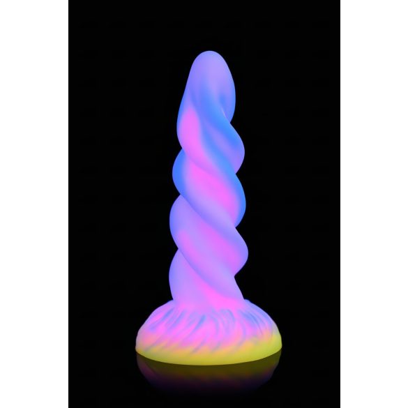 Creature Cocks Moon Rider - lysende enhjørningdildo (lilla-rosa)
