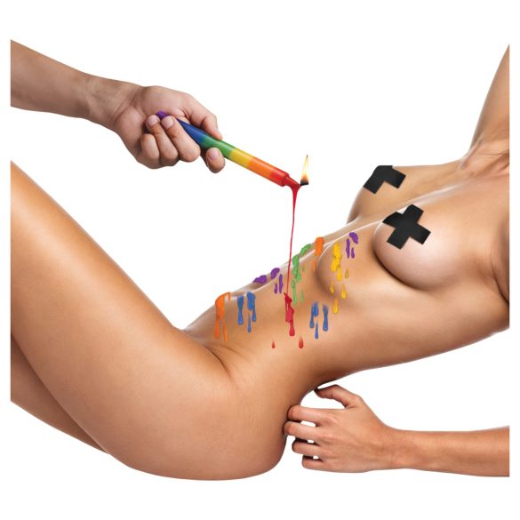 XR Brands - BDSM kropplys - regnbue (3stk)