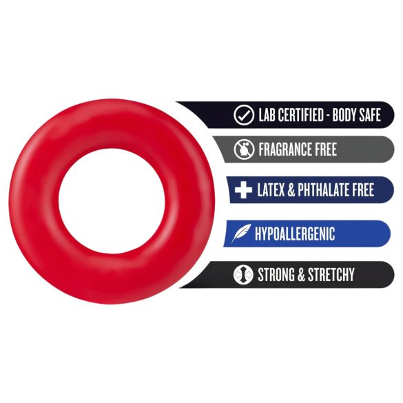 Stay Hard - penisring sett (rød)