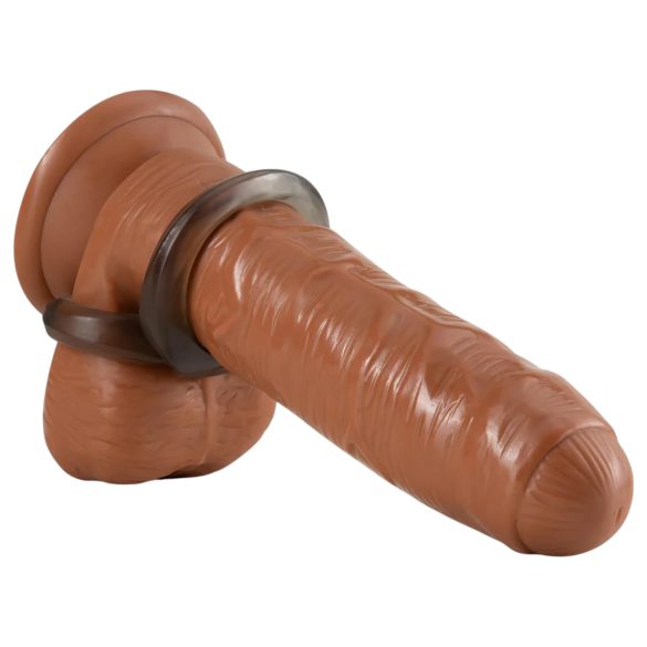 Stay Hard - penis- og testikkelring (grå)