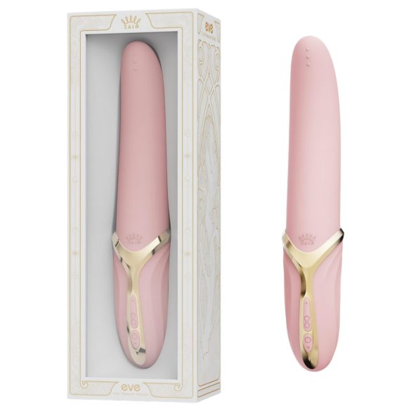 Zalo Eve - oppladbar, varmende roterende vibrator (rosa)