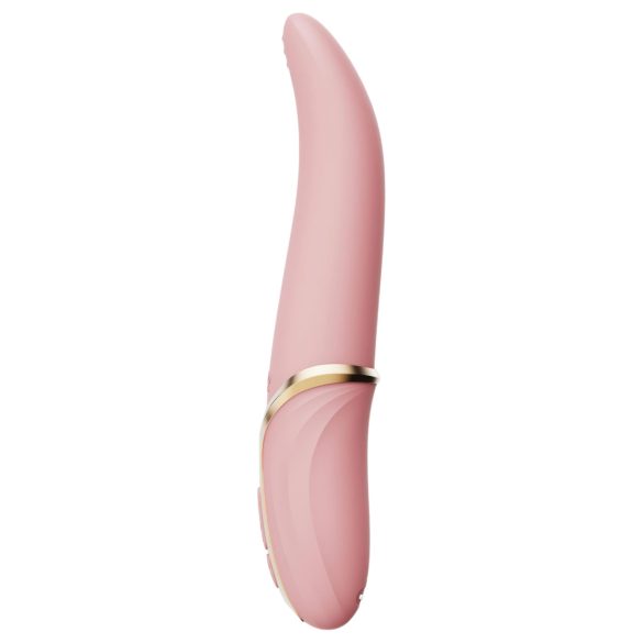 Zalo Eve - oppladbar, varmende roterende vibrator (rosa)