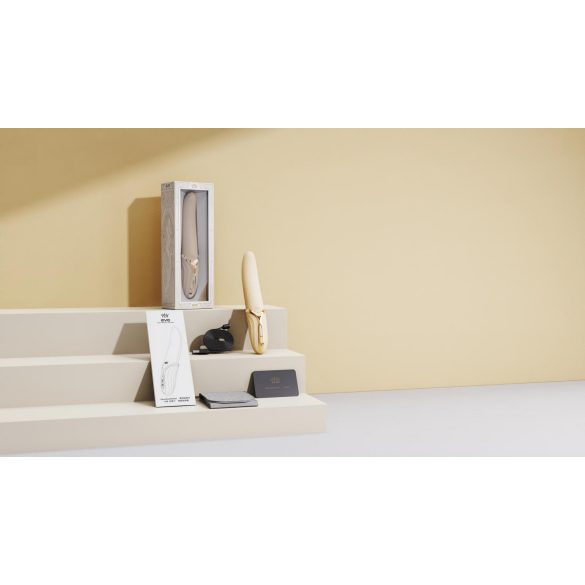 Zalo Eve - oppladbar, oppvarmende roterende vibrator (hvit)