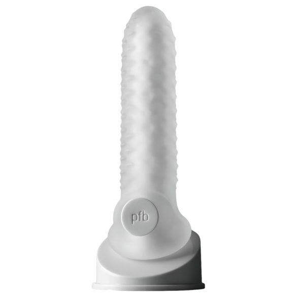 Fat Boy Rutete Boks - penismansjett (17cm) - hvit