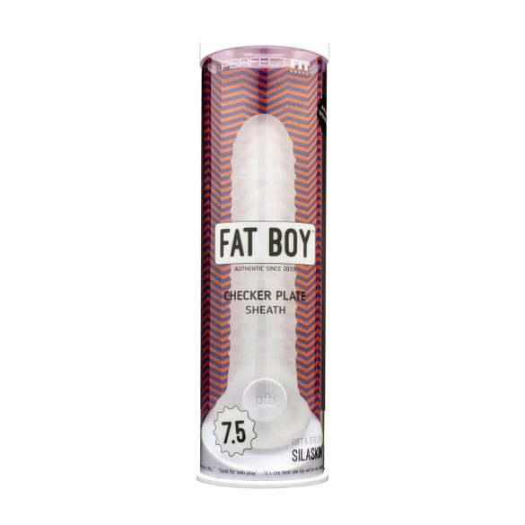 Fat Boy Checker Box - Peniscover (19cm) - Hvit