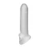 Perfect Fit - Fat Boy Micro Ribbed - penishylse (17 cm, hvit)
