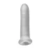 Perfect Fit - Fat Boy Micro Ribbed - penishylse (17 cm, hvit)