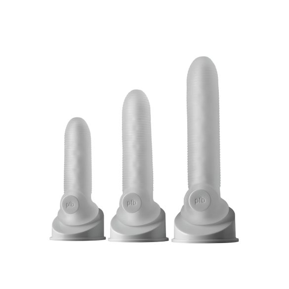 Fat Boy Micro Ribbed - Penis Sleeve (19cm) - Hvit