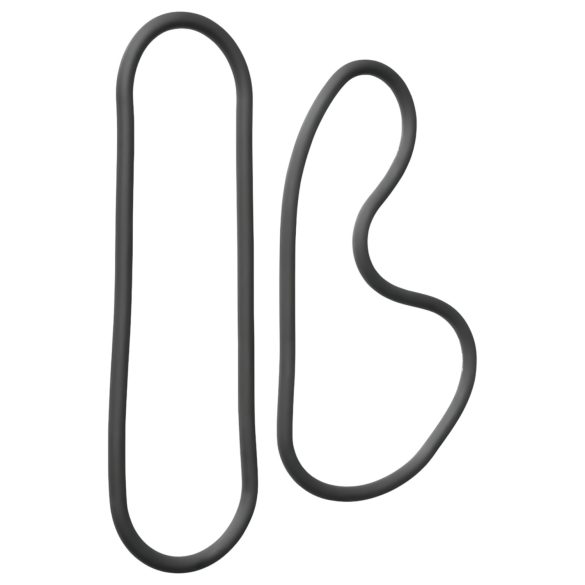 Perfect Fit Slim Wrap 15 - Tynn Penisring - Svart (38 cm)