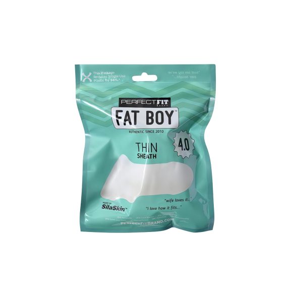 Fat Boy Tynn - 10cm penisdeksel - hvit