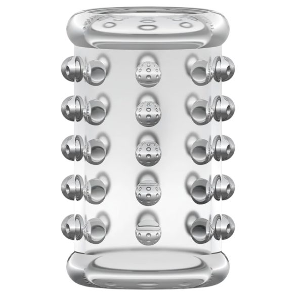 Stay Hard - prikkete penisring (gjennomsiktig)