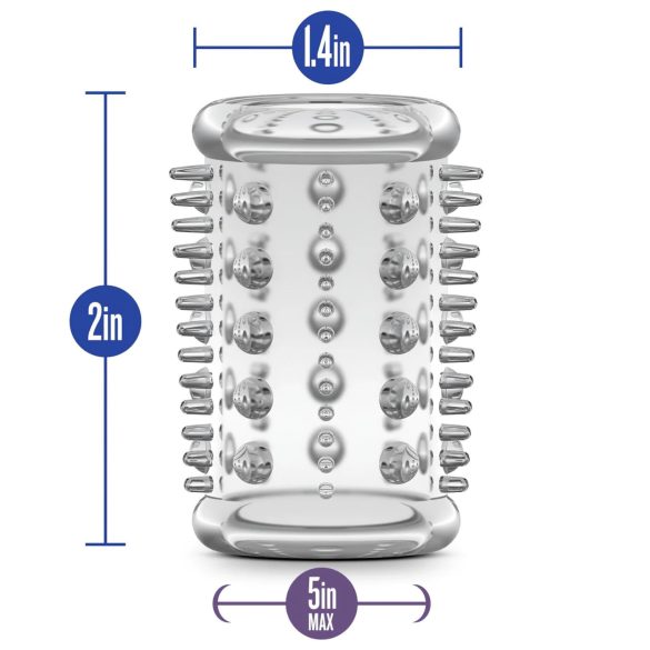 Stay Hard - gjennomsiktig pigget penisring