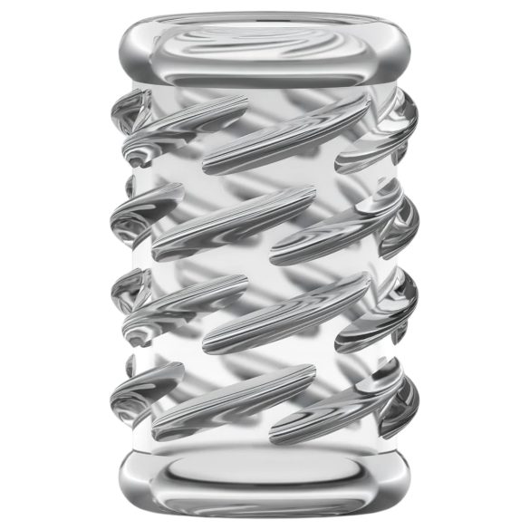 Stay Hard - mønstrede penismansjetter (gjennomsiktig)