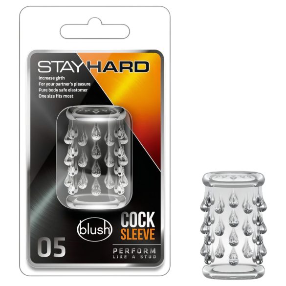 Stay Hard - kuleformet penismansjett (gjennomsiktig)