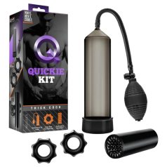 Quickie Kit - penispumpe sett - tykk (4 deler) Quickie Kit - penispumpe sett - tykk (4 deler)