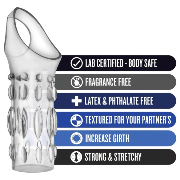 Performance - justerbar penisring (gjennomsiktig)