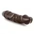 Dr. Skin Vibe No.6 - Realistisk vibrator (brun)
