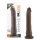 Dr. Skin 8,5 - realistisk dildo med sugekopp (brun, 20,5 cm)