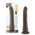 Dr. Skin 8,5 - realistisk dildo med sugekopp (brun, 20,5 cm)